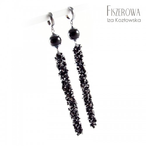 Multibicone pearl - black