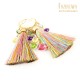 Rainbow tassels