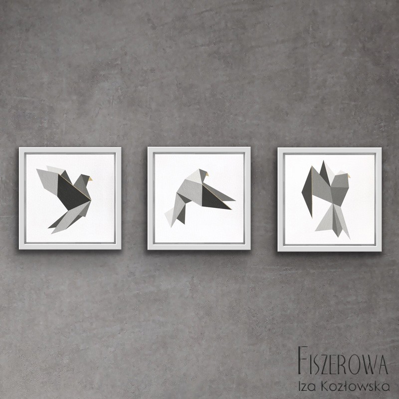Origami birds - trypytk
